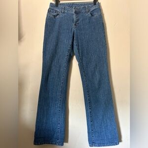 Amber Sun Essentials Women’s Medium Wash Denim Jeans Sz 4